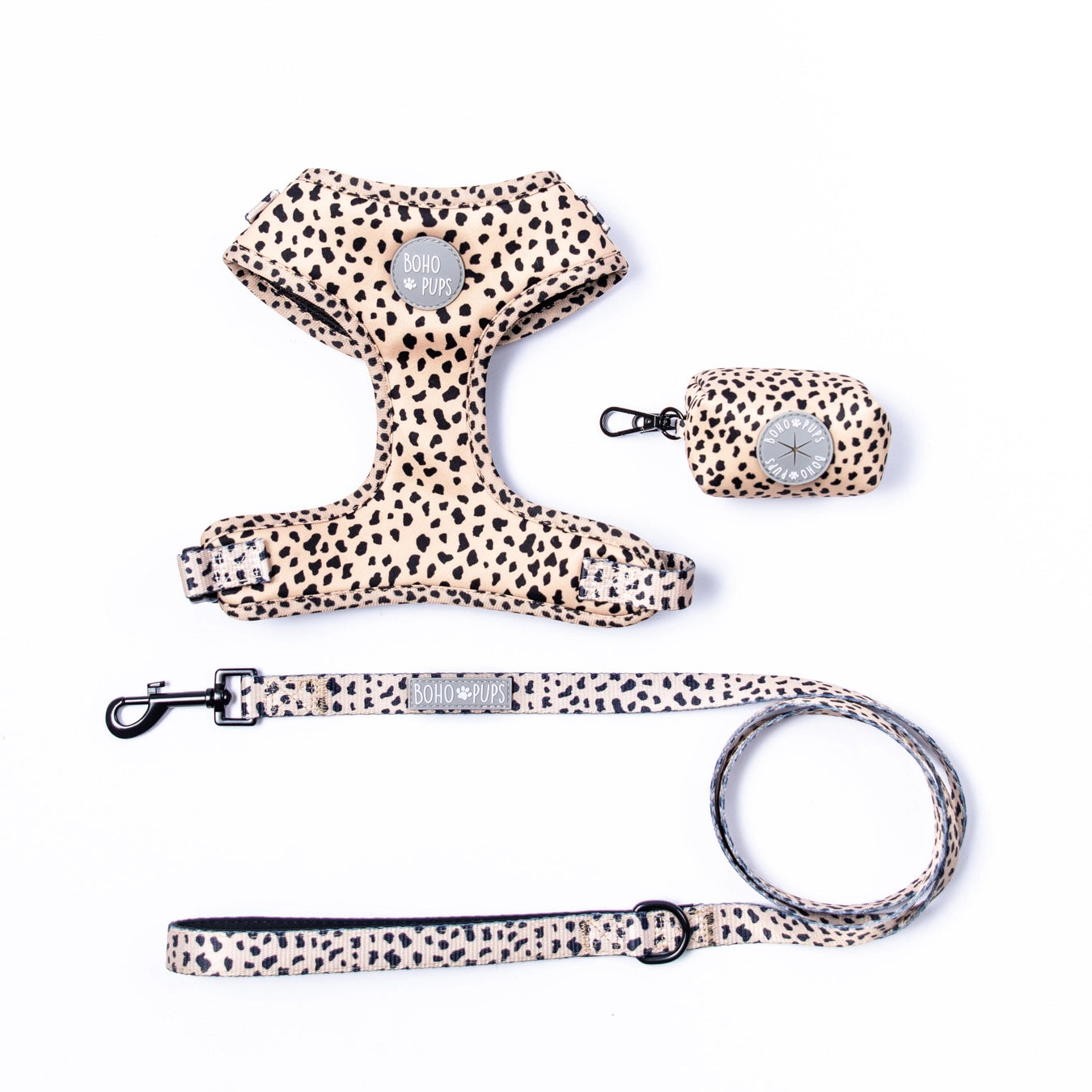 Walkie Set: Harness, Leash & Poop Bag Holder - Wild Thing