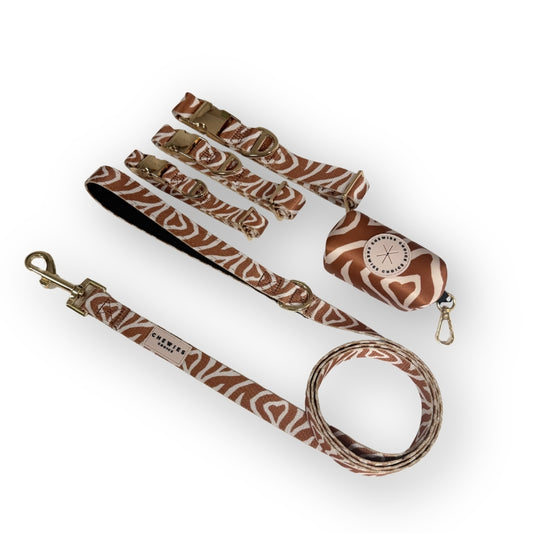 Walking Set Collar - Rusty Romance