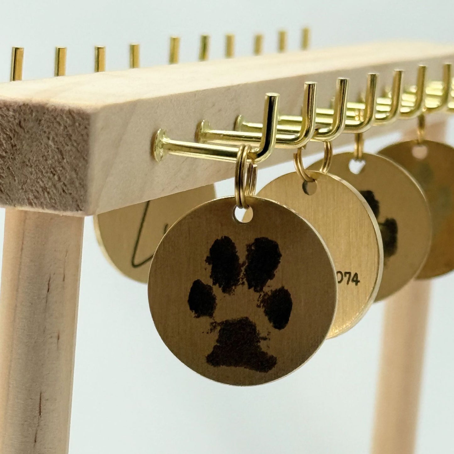 Hondenpenning - Naam + Pootafdruk